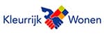 Grid logo kleurrijk wonen