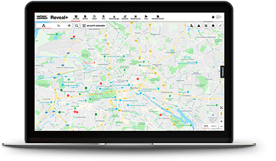 Tacho callout reveal map de